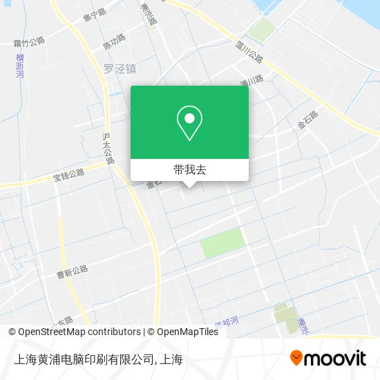 上海黄浦电脑印刷有限公司地图