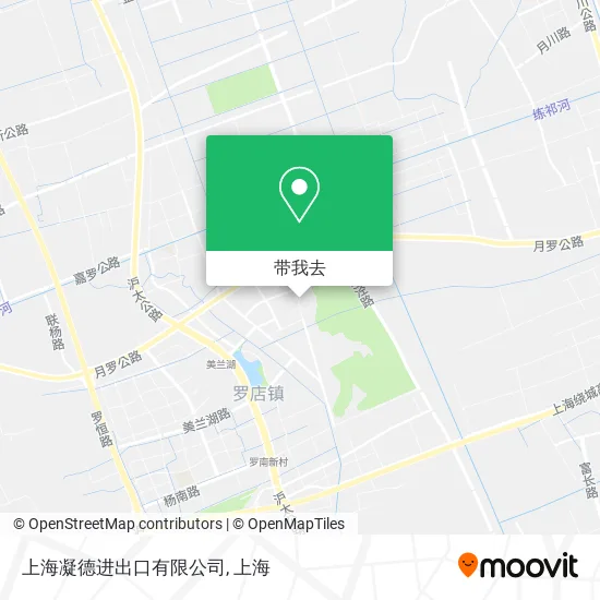 上海凝德进出口有限公司地图