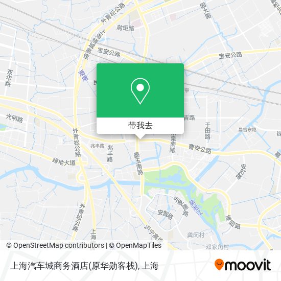 上海汽车城商务酒店(原华勋客栈)地图