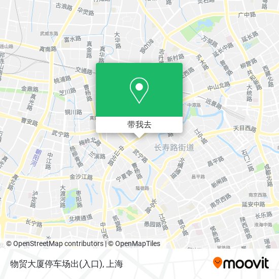 物贸大厦停车场出(入口)地图