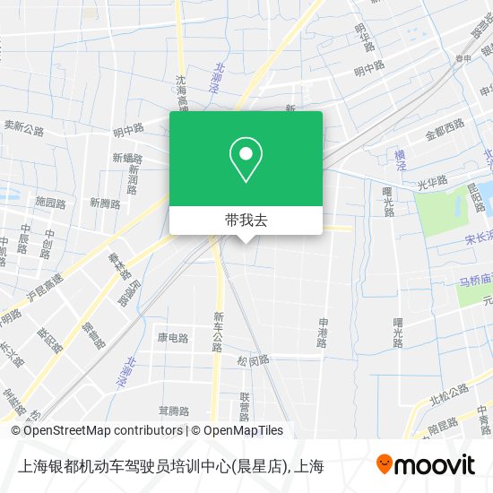 上海银都机动车驾驶员培训中心(晨星店)地图