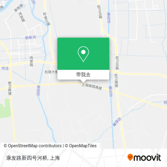 康发路新四号河桥地图