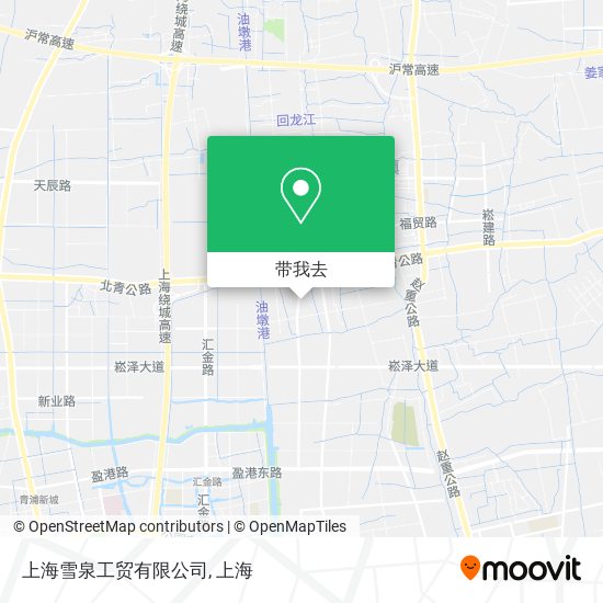 上海雪泉工贸有限公司地图