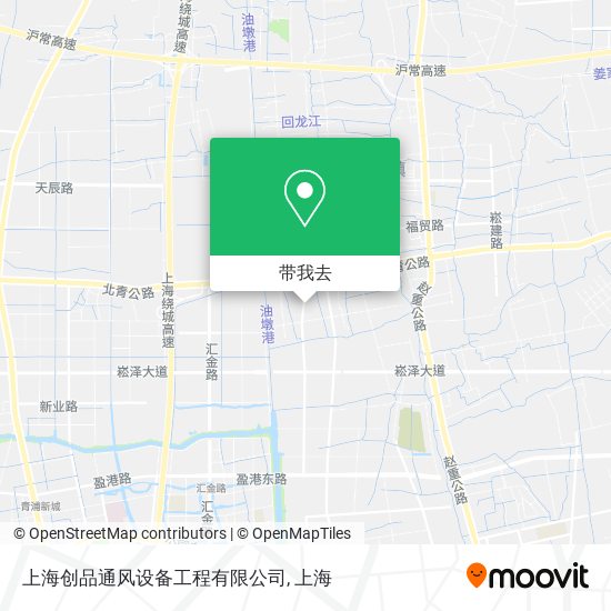上海创品通风设备工程有限公司地图