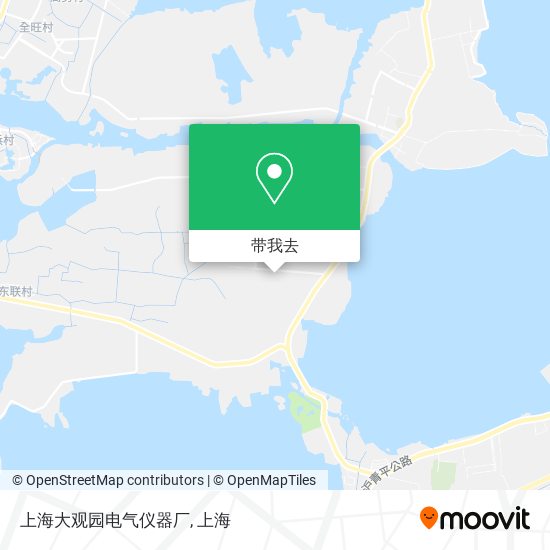 上海大观园电气仪器厂地图