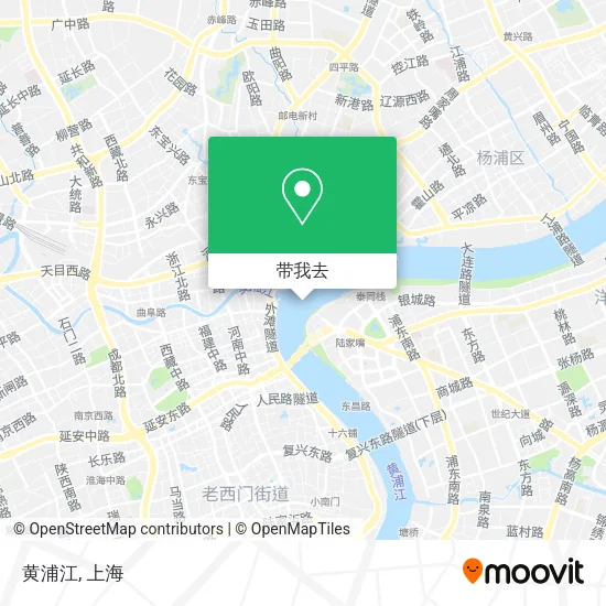 黄浦江地图