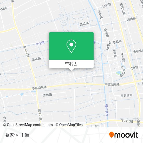 蔡家宅地图