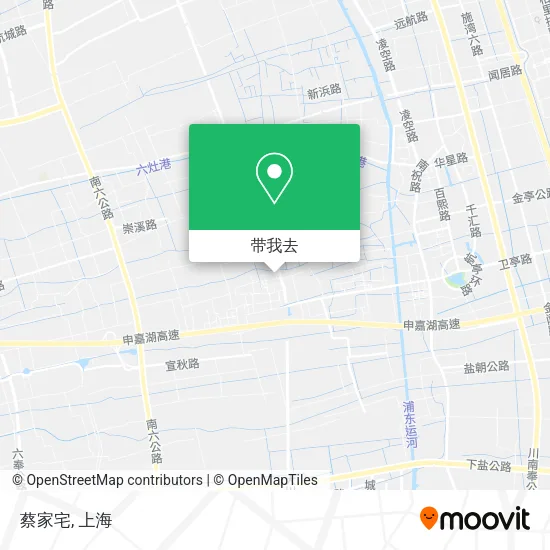 蔡家宅地图