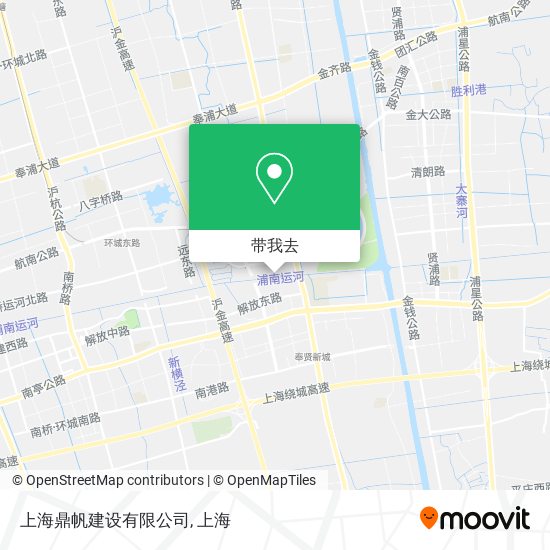 上海鼎帆建设有限公司地图