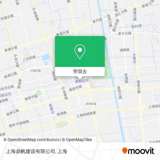 上海鼎帆建设有限公司地图