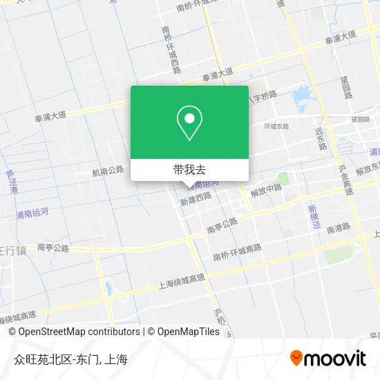 众旺苑北区-东门地图