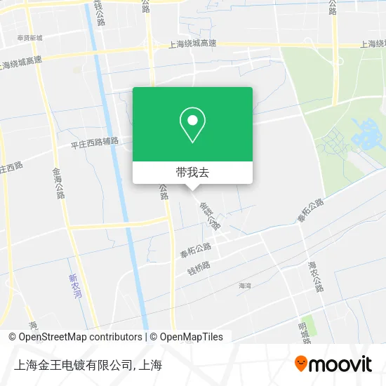 上海金王电镀有限公司地图