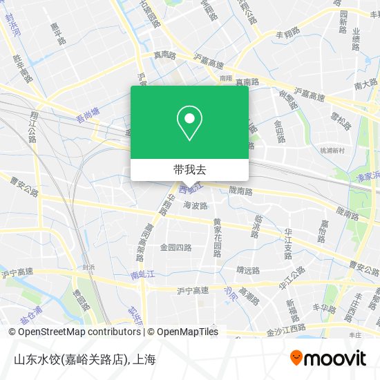 山东水饺(嘉峪关路店)地图