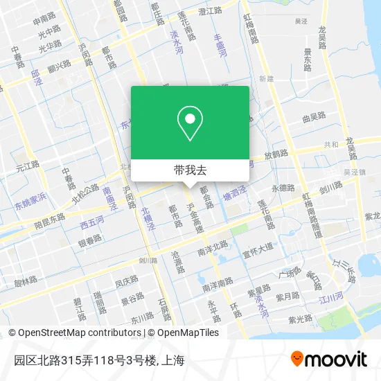 园区北路315弄118号3号楼地图