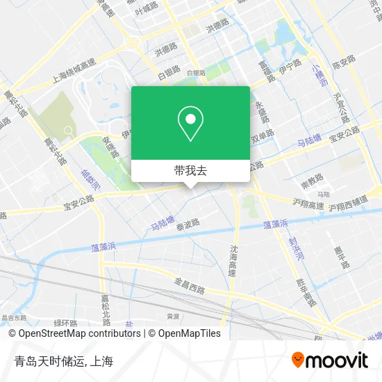 青岛天时储运地图