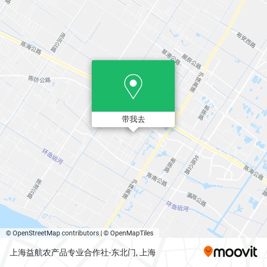 上海益航农产品专业合作社-东北门地图
