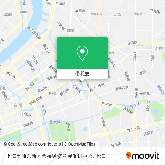 上海市浦东新区金桥经济发展促进中心地图