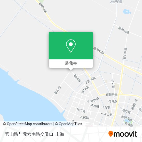 官山路与元六南路交叉口地图