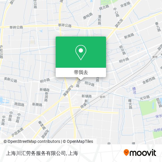 上海川汇劳务服务有限公司地图