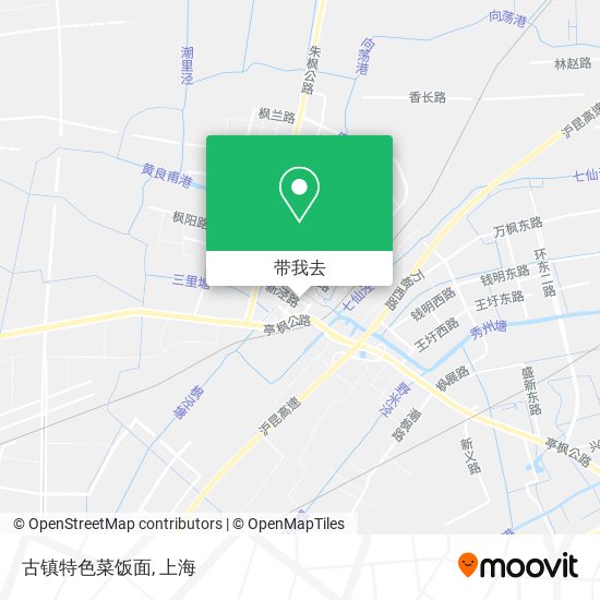 古镇特色菜饭面地图