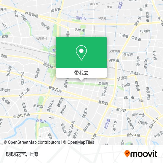 朗朗花艺地图