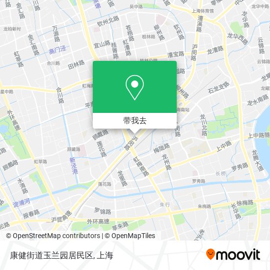 康健街道玉兰园居民区地图