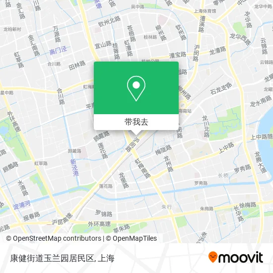 康健街道玉兰园居民区地图