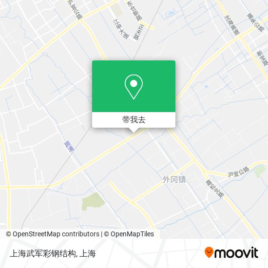 上海武军彩钢结构地图