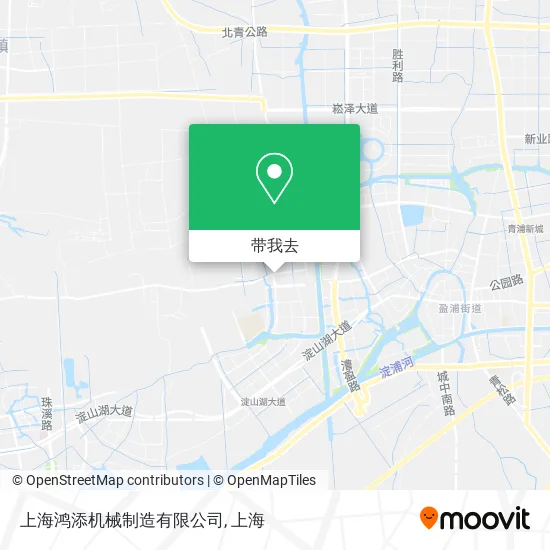 上海鸿添机械制造有限公司地图
