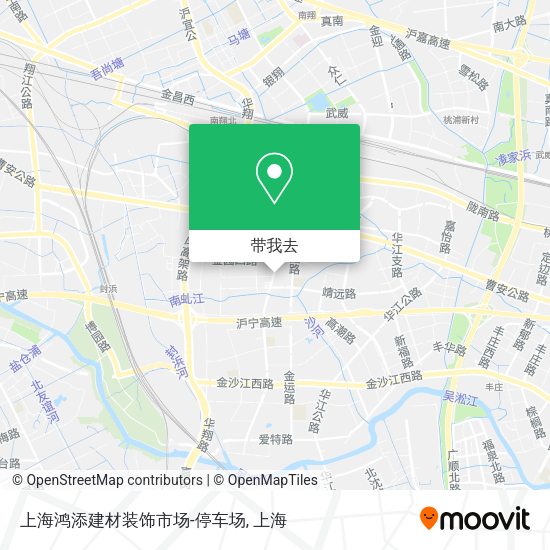 上海鸿添建材装饰市场-停车场地图