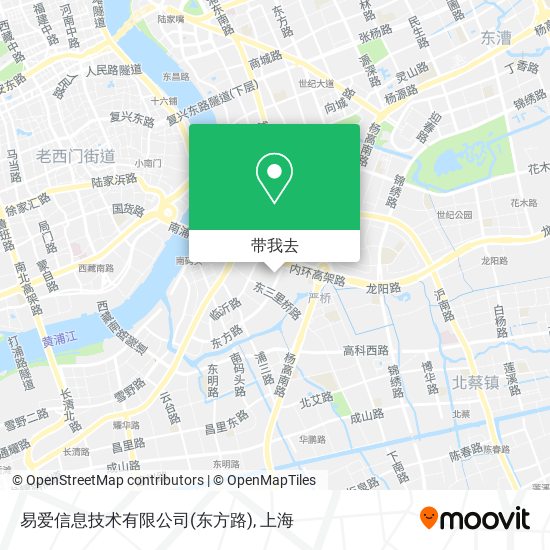 易爱信息技术有限公司(东方路)地图