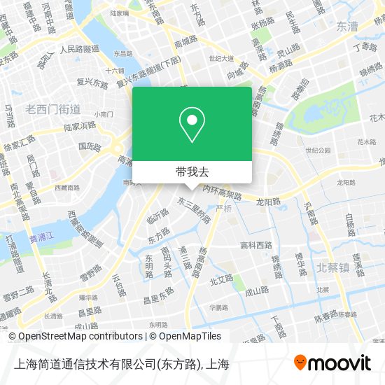上海简道通信技术有限公司(东方路)地图