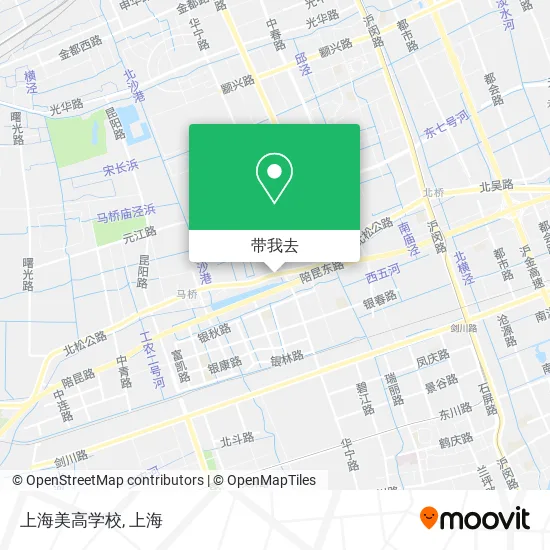 上海美高学校地图