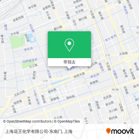 上海花王化学有限公司-东南门地图