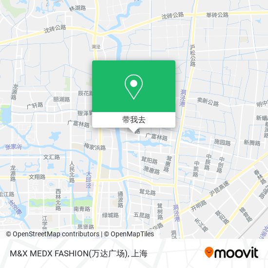 M&X MEDX FASHION(万达广场)地图