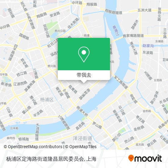 杨浦区定海路街道隆昌居民委员会地图