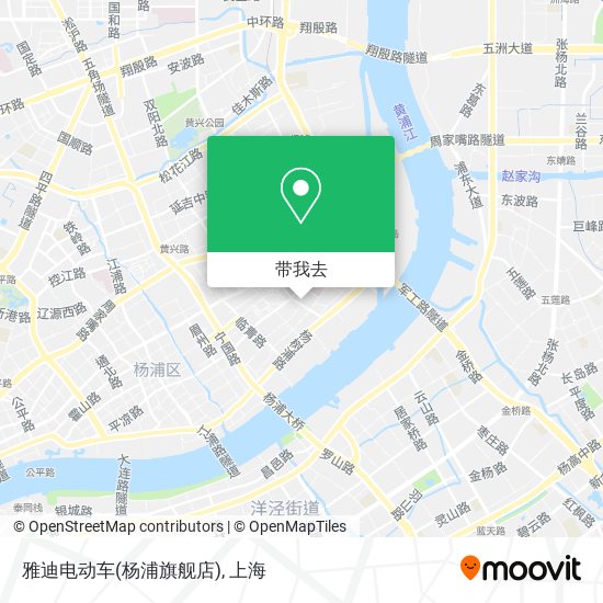 雅迪电动车(杨浦旗舰店)地图