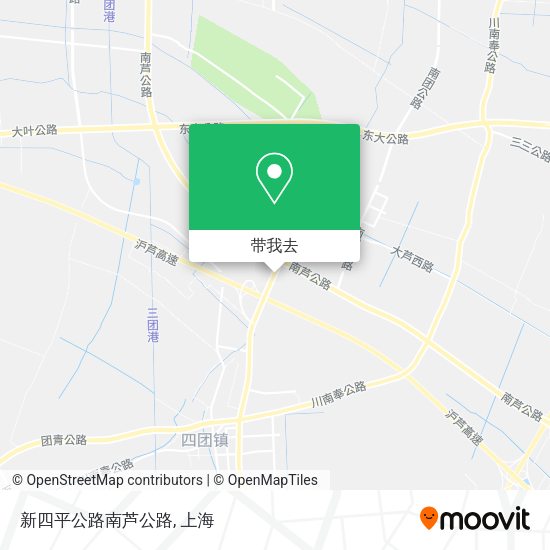 新四平公路南芦公路地图
