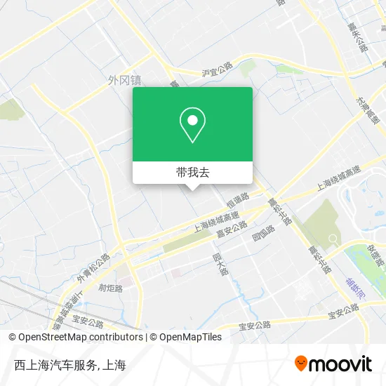 西上海汽车服务地图