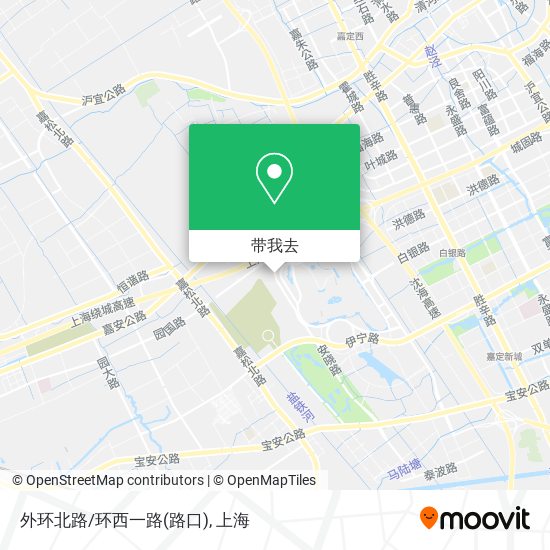 外环北路/环西一路(路口)地图