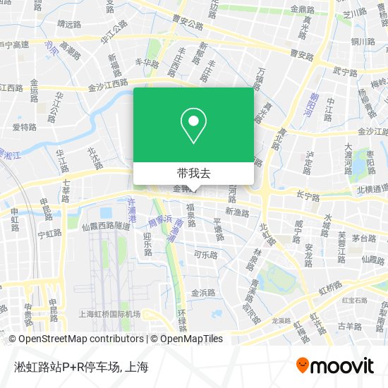 淞虹路站P+R停车场地图