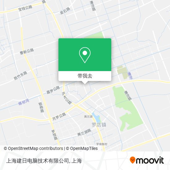 上海建日电脑技术有限公司地图