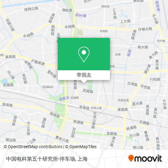 中国电科第五十研究所-停车场地图