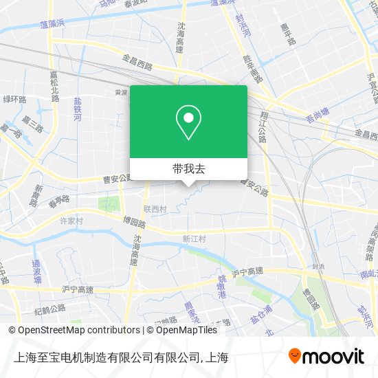 上海至宝电机制造有限公司有限公司地图