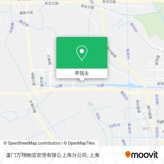 厦门万翔物流管理有限公上海分公司地图