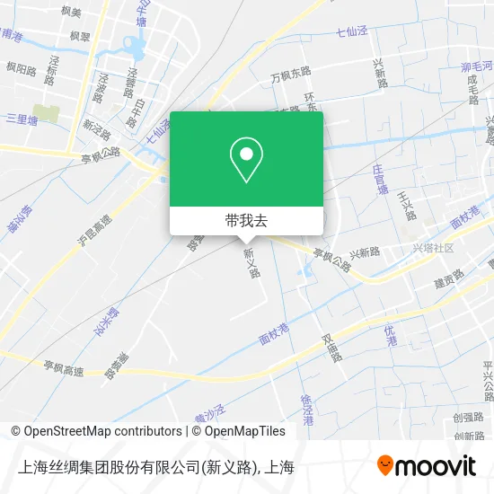 上海丝绸集团股份有限公司(新义路)地图