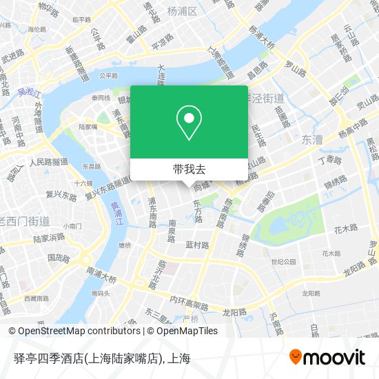 驿亭四季酒店(上海陆家嘴店)地图