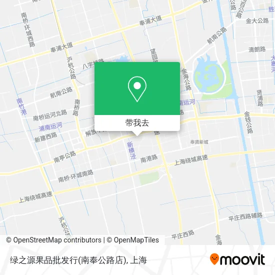 绿之源果品批发行(南奉公路店)地图