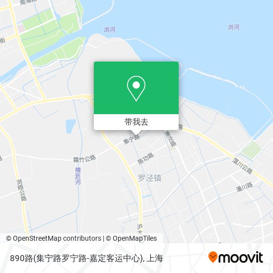 890路(集宁路罗宁路-嘉定客运中心)地图