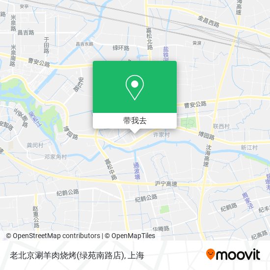 老北京涮羊肉烧烤(绿苑南路店)地图